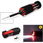 آچار خرچنگی 8 کاره چراغدار از منصف لند