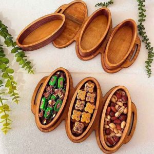 اردو خوری دوبل چوبی بیضی از منصف لند