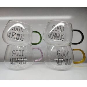 شات پیرکس گودمورنینگ تپل دسته رنگی