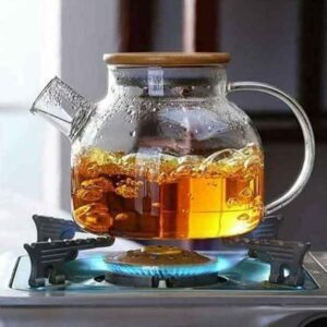 قوری پیرکس درب بامبو 1000میلی