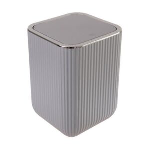 سطل بادبزنی چهارگوش طوسی زبرا از منصف لند