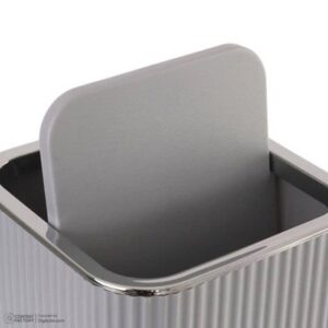 سطل بادبزنی چهارگوش طوسی زبرا