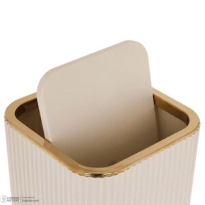 سطل بادبزنی چهارگوش کرم زبرا