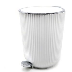 سطل پدالی ۶ لیتری سفید زبرا از منصف لند